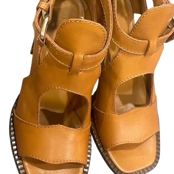 M. Gemi Arianna tan Block Heel Sandals - Picture 6 of 9